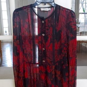 Coach Floral Blouse